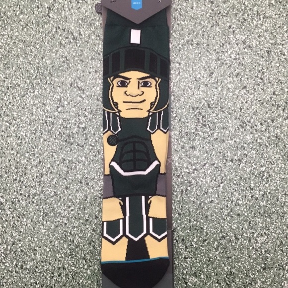 Stance Michigan State Sparta Team Socks - Picture 5 of 8